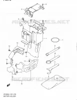 BAC A BATTERIE   OUTILS (SFV650AL1 E21) pour Suzuki GLADIUS 650 2011