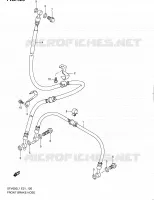DURITE DE FREIN AVANT (SFV650L1 E24) pour Suzuki GLADIUS 650 2011