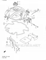 RESERVOIR D'ESSENCE (SFV650AL1 E21) pour Suzuki GLADIUS 650 2011