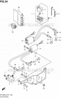 PARTIE ELECTRIQUE (SFV650UL2 E24) pour Suzuki GLADIUS 650 2012