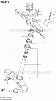 COLONNE DE DIRECTION pour Suzuki GLADIUS 650 2012
