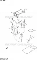 BAC A BATTERIE   OUTILS (SFV650UL3 E24) pour Suzuki GLADIUS 650 2013