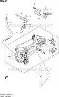 CORPS DE PAPILLON (SFV650L3 E21) pour Suzuki GLADIUS 650 2013