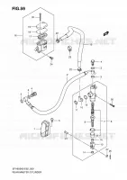 MAITRE CYLINDRE ARRIERE (SFV650K9/UK9/L0/UL0) pour Suzuki GLADIUS 650 2009