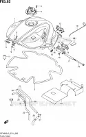 RESERVOIR D'ESSENCE (SFV650L3 E24) pour Suzuki GLADIUS 650 2013