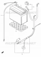 BATTERIE (SV1000/U1/U2) pour Suzuki SV 1000 2005