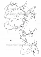 SUPPORTS / FIXATIONS CARENAGES (SV1000S/S1/S2) pour Suzuki SV 1000 2005