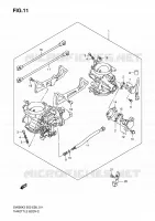 CORPS DE PAPILLON (MODEL K3/K4/K5/K6) pour Suzuki SV 650 2003