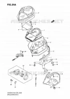 COMPTEUR (SV650K5/K6/K7) pour Suzuki SV 650 2004