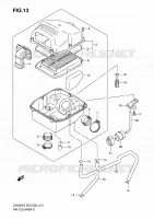 FILTRE A AIR (MODELE K3/K4/K5/K6) pour Suzuki SV-S 650 2005