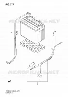 BATTERIE (SV650A/SV650SA) pour Suzuki SV 650 2006