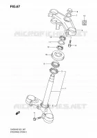 TE DE FOURCHE (VOIR NOTE) pour Suzuki SV 650 2008