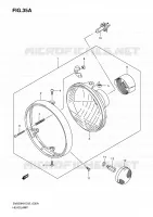 PHARE (SV650K9/AK9 E24) pour Suzuki SV-S 650 2009