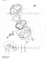 COMPTEUR (SV650SL1 E24) pour Suzuki SV 650 2011