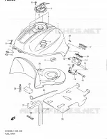 RESERVOIR D'ESSENCE (SV650SL1 E02) pour Suzuki SV 650 2011