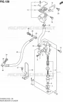 MAITRE CYLINDRE ARRIERE (SV650SUL2 E24) pour Suzuki SV 650 2012
