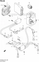 PARTIE ELECTRIQUE (SV650SUL2 E24) pour Suzuki SV 650 2012