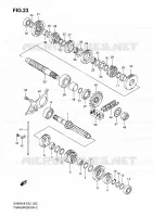 TRANSMISSION pour Suzuki SV 650 2008