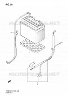 BATTERIE (SV650A/SV650SA) pour Suzuki SV-S 650 2010