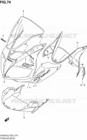 CARENAGES   ETIQUETTES pour Suzuki SV 650 2012