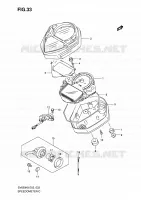 COMPTEUR (SV650SAK8/SAK9/SUAK8/SUAK9/SAL0/ASUL0) pour Suzuki SV-S 650 2009