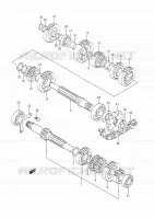 TRANSMISSION pour Suzuki TS-R 200 1992