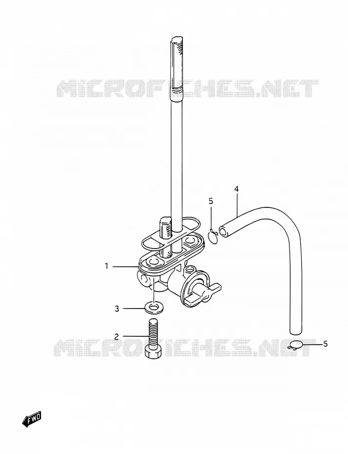 ROBINET D'ESSENCE Suzuki MOTO 200 TS-R 1992  TS200R N (E03,E28,E33)