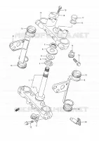 COLONNE DE DIRECTION pour Suzuki TS-R 200 1993