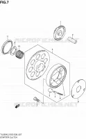 ROUE LIBRE DE DEMARREUR pour Suzuki TU 250 2012