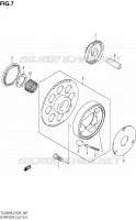 ROUE LIBRE DE DEMARREUR pour Suzuki TU 250 2012