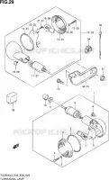 CLIGNOTANTS (TU250XL3 E03) pour Suzuki TU 250 2013