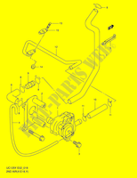 SYSTEME RECYCLAGE GAZ ECHAPPEMENT (MODELE X E18,MODELE Y/K1) pour Suzuki EPICURO 125 2001