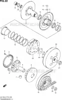 TRANSMISSION (1) pour Suzuki BURGMAN 125 2012