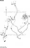 DURITE DE FREIN AVANT (UH125AL4 P19) pour Suzuki BURGMAN 125 2014