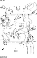 FAISCEAU ELECTRIQUE (UH125L4 P02) pour Suzuki BURGMAN 125 2014
