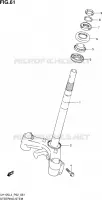 COLONNE DE DIRECTION pour Suzuki BURGMAN 125 2014