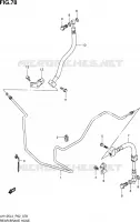 DURITE DE FREIN ARRIERE (UH125AL4 P19) pour Suzuki BURGMAN 125 2014