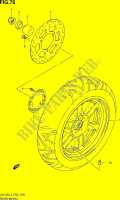 DURITE DE FREIN ARRIERE (UH125L4 P02) pour Suzuki BURGMAN 125 2014