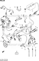 FAISCEAU ELECTRIQUE (UH125AL4 P19) pour Suzuki BURGMAN 125 2014