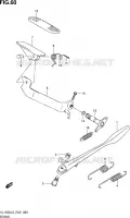 BEQUILLE (VL1500L3 E02) pour Suzuki INTRUDER 1500 2013