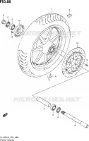 ROUE AVANT (VL1500L3 E02) pour Suzuki INTRUDER 1500 2013
