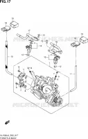 CORPS DE PAPILLON (VL1500L3 E19) pour Suzuki INTRUDER 1500 2013