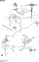 RESERVOIR D'ESSENCE (VL1500L3 E19) pour Suzuki INTRUDER 1500 2013