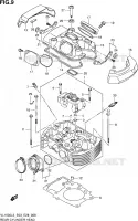 CULASSE ARRIERE (VL1500L3 E28) pour Suzuki BOULEVARD 1500 2013