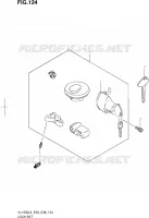 KIT SERRURE (VL1500BL3 E28) pour Suzuki BOULEVARD 1500 2013