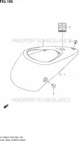 RESERVOIR D'ESSENCE   COUVERCLE SUPERIEUR (VL1500L3 E28) pour Suzuki BOULEVARD 1500 2013