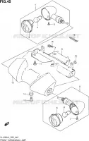 CLIGNOTANTS AVANT (VL1500L3 E19) pour Suzuki INTRUDER 1500 2013