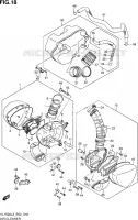 FILTRE A AIR (VL1500L3 E02) pour Suzuki INTRUDER 1500 2013
