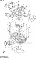 CULASSE ARRIERE (VL1500L3 E02) pour Suzuki INTRUDER 1500 2013