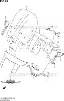 PARE BRISE (VL1500BTL3 E24) pour Suzuki INTRUDER 1500 2012